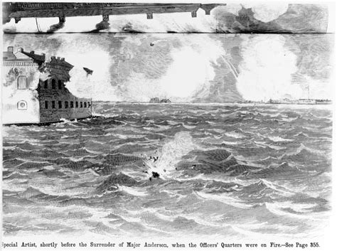 Nh 73745 Bombardment Of Fort Sumter Charleston Harbor