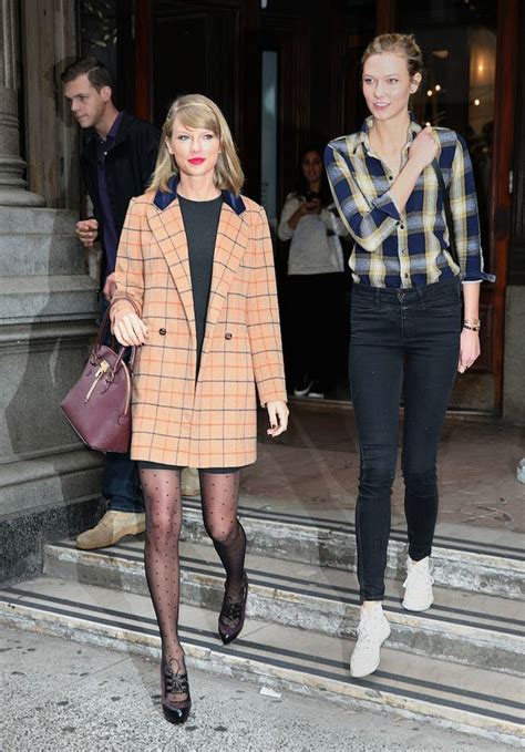 Bffs Taylor Swift And Karlie Kloss Grace The Front Cover Of Vogue Stars Hit The Road For