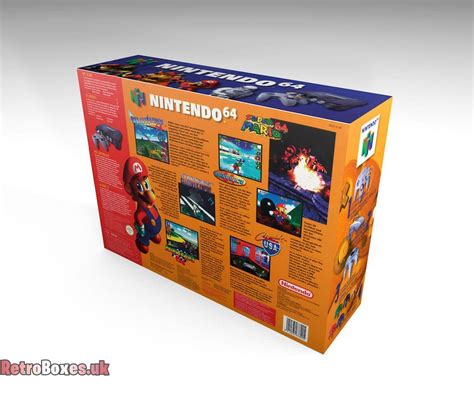Nintendo 64 Console Box Empty Box Faithful Reproduction