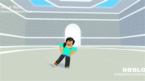 Playing Roblox Parkour Run Youtube