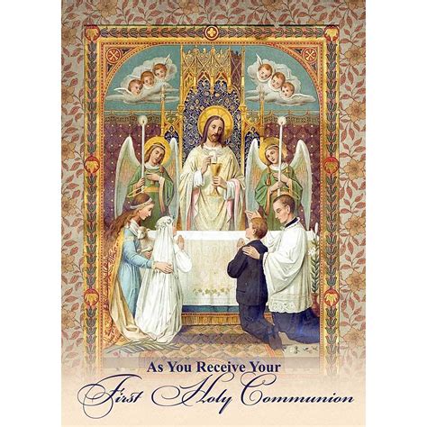Jesus First Holy Communion Greeting Card