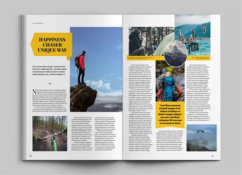 Travel Magazine Layout Design Ksioks Magazine Page Layouts Mise En