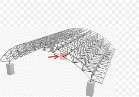 Space Frame Timber Roof Truss Structure Barrel Roof Png 881x614px