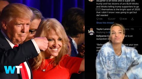 This content is imported from twitter. Kellyanne Conway's Daughter Rips Trump on TikTok, Parents ...