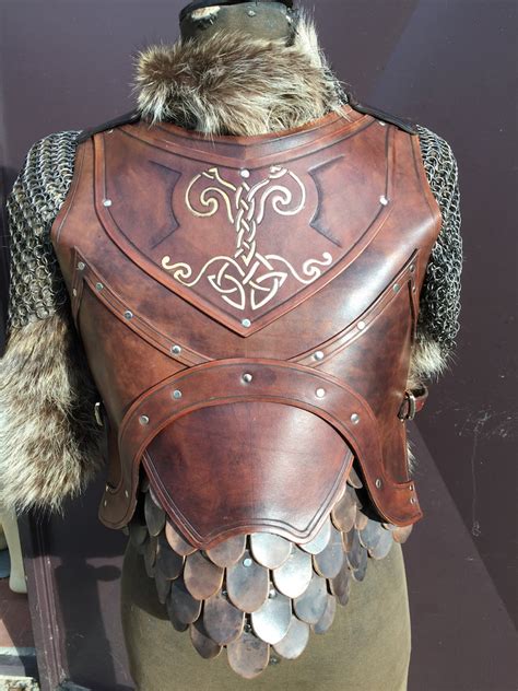 Viking Leather Armor Complete Set Reenactment Larp Made On Etsy