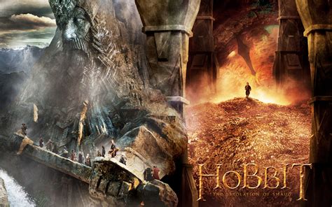 Bilbo (martin freeman) and his companions continue their journey east and brave many dangers on their way to the lonely mountain, culminatin. The Hobbit: The Desolation of Smaug Wallpaper - The Hobbit ...