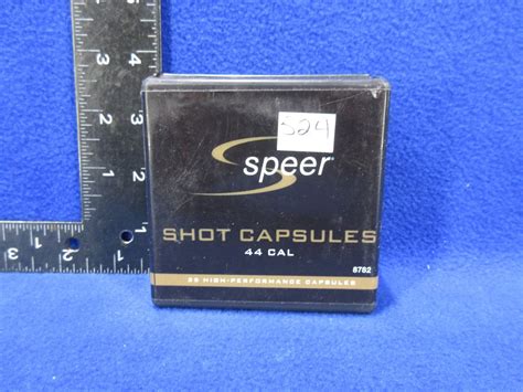 44 Cal Speer Shot Capsules Sealed Box Of 25