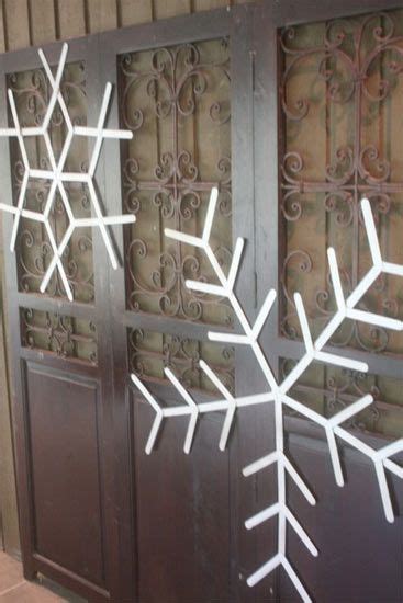 Giant Popsicle Stick Snowflakes Needed Supplies