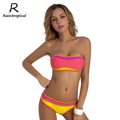 buy raintropical sexy women brazilian bikinis 2019 swimsuit girls hot bandeau