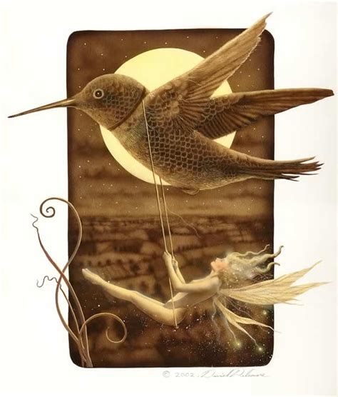 Hummingbird Swing Faery Art Fantasy Fairy Magical Creatures