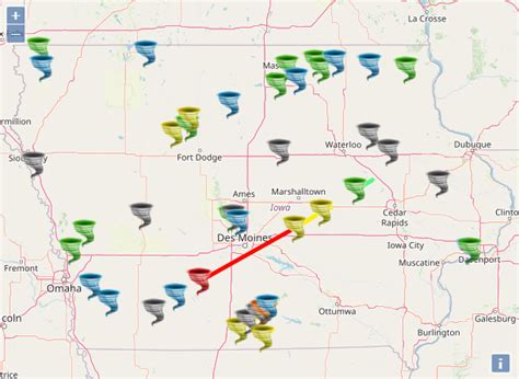 Iowa Tornado Statistics Iowaweather