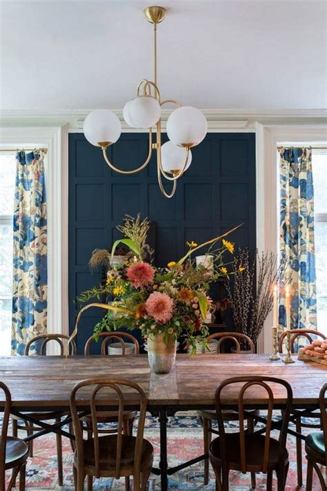10 Beautiful And Unique Blue Farmhouse Dining Room To Copy