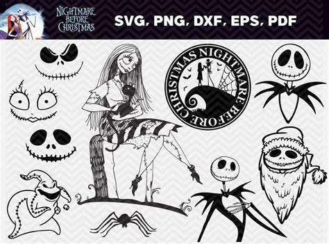 Download 60 Nightmare Before Christmas SVG Bundle | Etsy ...