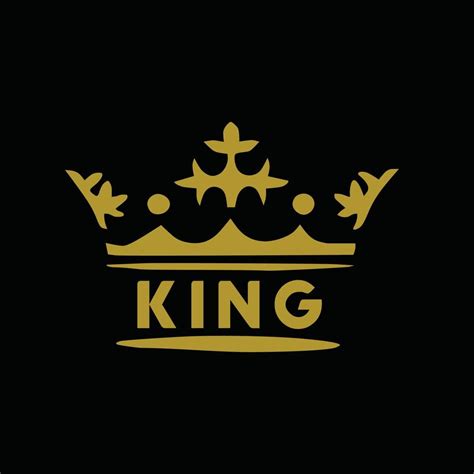 Golden King Crown Logo Vector Design 13274255 Vector Art At Vecteezy