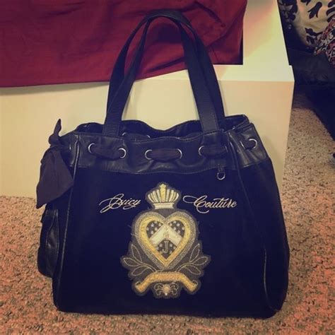 Authentic Black Juicy Couture Tote Juicy Couture Handbags Tote