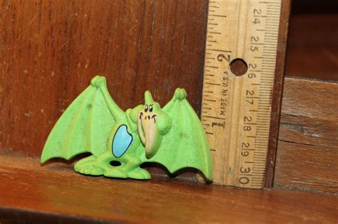 Vintage 1990 Flintstones Cereal Premium Figure Pterodactyl Green Ebay
