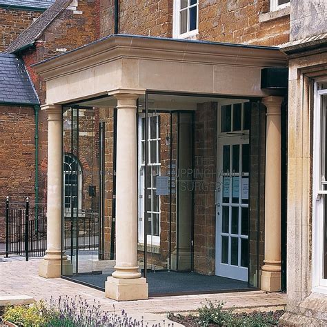 Haddonstones Portico E Design Has Been Used Here Along With Glass