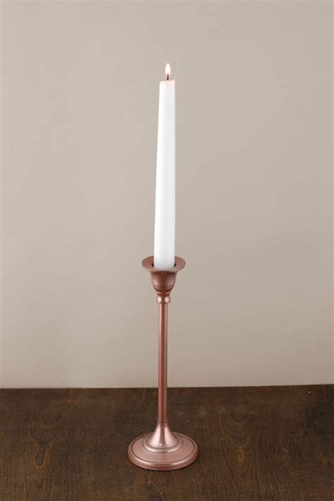 Shop for gold candle holder online at target. Taper Candle Holders Rose Gold 9in