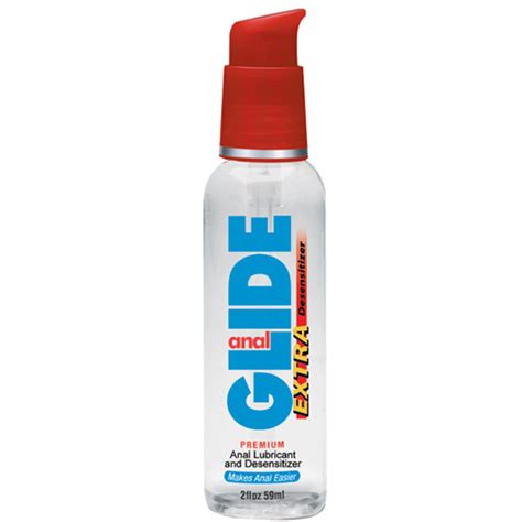 Anal Glide Extra Lubricant And Desensitizer 2oz