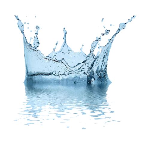 Transparent Vector Water Splash And Wave On Light Background Water