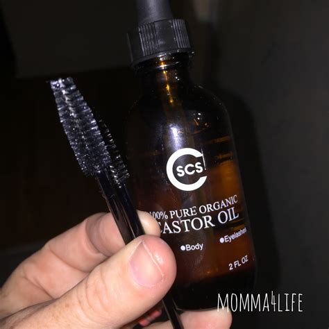 Organic Castor Oil For Eyelashes Includes Eyelash Applicator