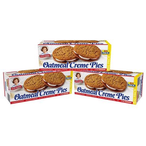 Little Debbie Oatmeal Creme Pies Big Packs 3 Boxes Individually Wrapped Ebay