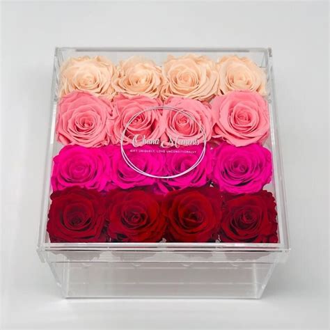 The Ombre Forever Rose Box Medium In 2021 Forever Rose Ombre Rose