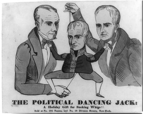 Political Cartoon Opposing Whig Candidate William Henry Harrison