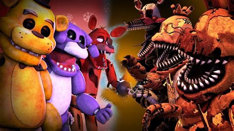 Top 5 Best Five Nights At Freddy S Fight Animations Fnaf Vs Animations