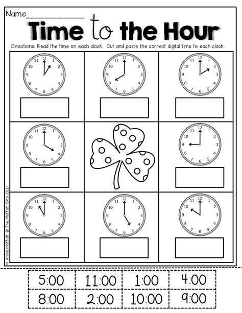 Time By The Hour Kinderland Collaborative Pinterest Cut And