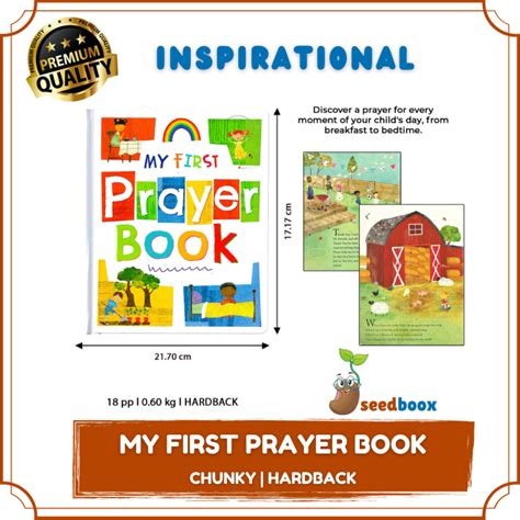 Seedboox My First Prayer Book Inspirational Book For Children Ages