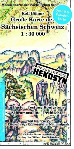 Wanderkarte Sächsische Schweiz Hekosyn Online Bestellen Bei