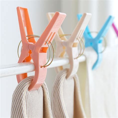 2020 new big size plastic beach towel clips quilt hanging clips bed sheet clothespins quilt