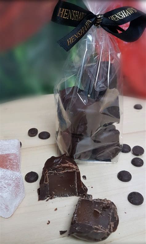 Turkish Delight In Dark Chocolate • Henshaws House Of Cocoa