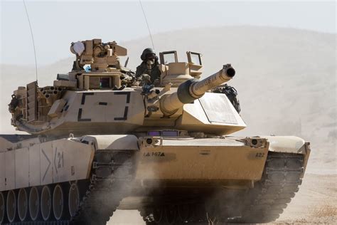 M1 Abrams Tank In Desert