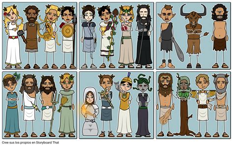 Personajes De La Mitología Griega القصة المصورة من قبل Es Examples