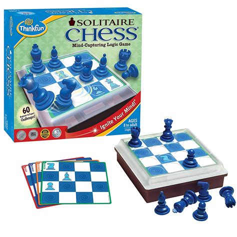 Thinkfun Solitaire Chess Fun Version Of Chess You Can Play Alone Toy