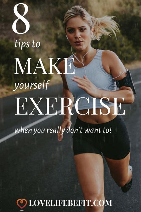 8 Tips To Motivate Yourself To Exercise In 2020 Exercise Health And