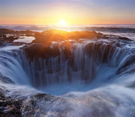 Beautiful Sunset Waterfall For The Love Of Waterfalls