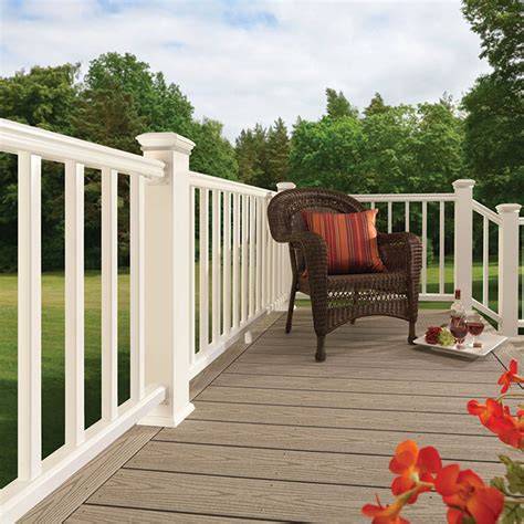 The timbertech/azek drink rail works with all styles of timbertech/azek deck railing, making it simple to add a drink rail to your deck railing. TimberTech by AZEK Building Products - DecksDirect