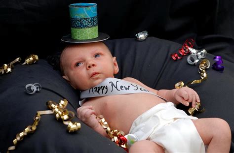 Baby New Year Wearing A Bum Genius 30 Newborn Setting Age Flickr