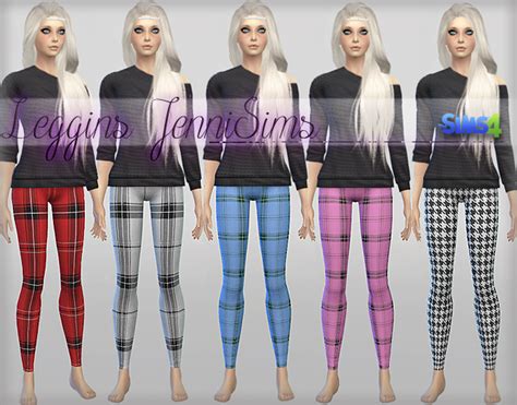 Downloads Sims 4 Accessory Leggins Collectionleather Lacesplaid