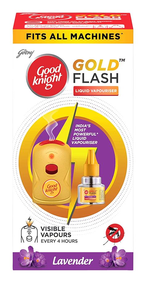 Good Knight Gold Flash Lavender Mosquito Repellent Refill 45ml