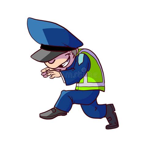 Traffic Police Officer Stock Vector Illustration Of Occupation 16189536