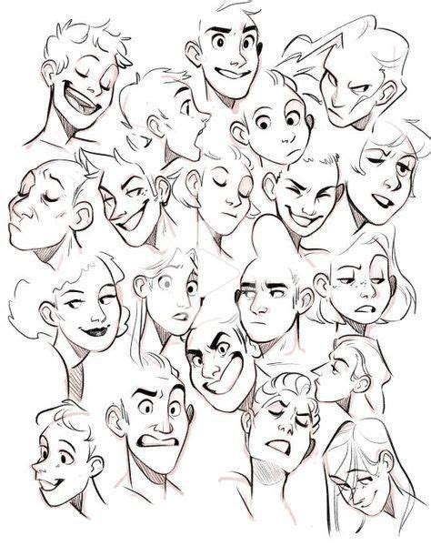 61 Ideas Drawing Faces Angles Facial Expressions In 2020 Drawing