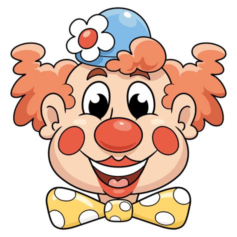 How to Draw a Clown Face - Really Easy Drawing Tutorial gambar png