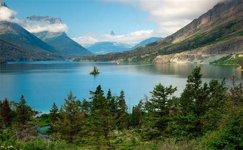 St Mary Lake Glacier National Park Montana Canada National Parks
