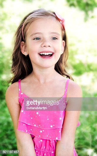 Portrait Of Adorable Smiling Little Girl High Res Stock Photo Getty