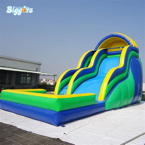 Commercial Grade Inflatable Water Slide Pool Inflatable Pool Slide For