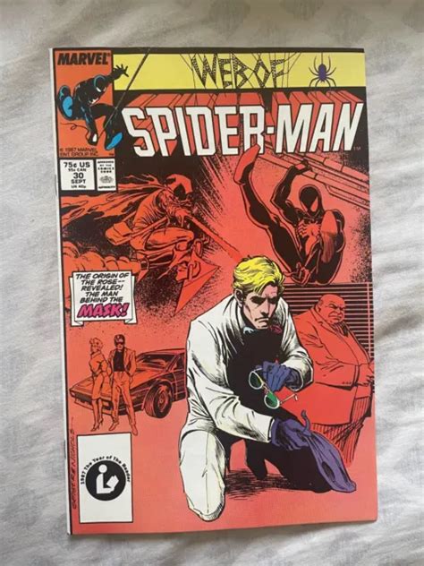Web Of Spider Man 30 The Origin Of The Rose Comic 204 Picclick